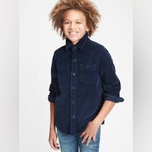 GAP Kids Dark Blue Corduroy Shirt size 3T